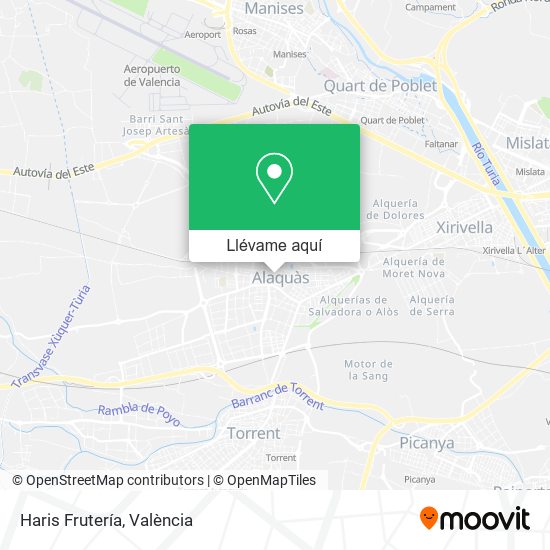 Mapa Haris Frutería