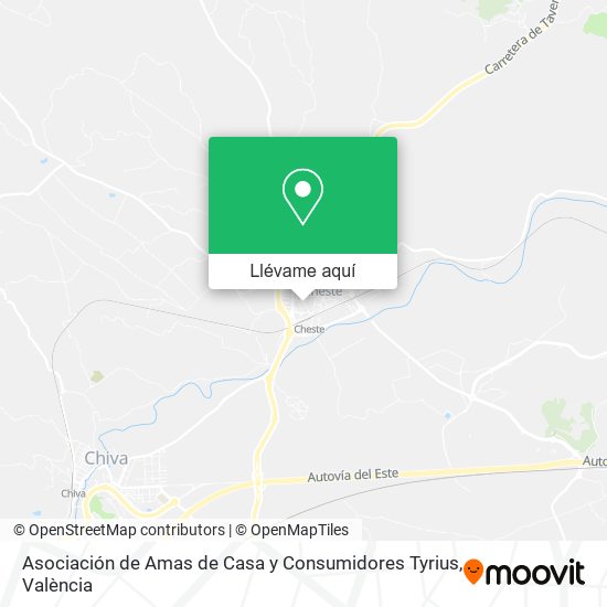 Mapa Asociación de Amas de Casa y Consumidores Tyrius