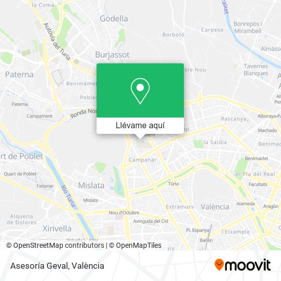 Mapa Asesoría Geval