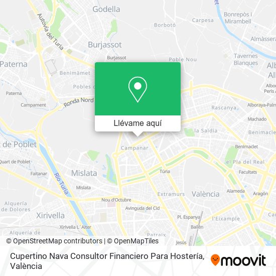 Mapa Cupertino Nava Consultor Financiero Para Hostería