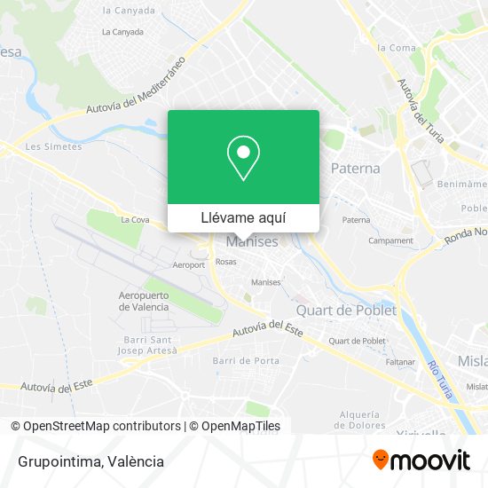 Mapa Grupointima