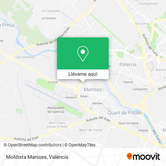 Mapa Moldista Manises