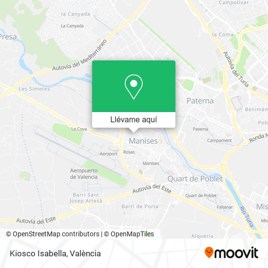 Mapa Kiosco Isabella