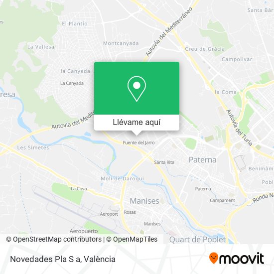 Mapa Novedades Pla S a
