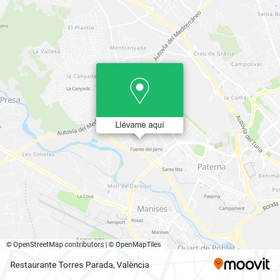 Mapa Restaurante Torres Parada