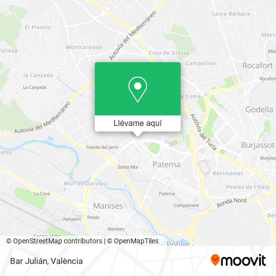 Mapa Bar Julián