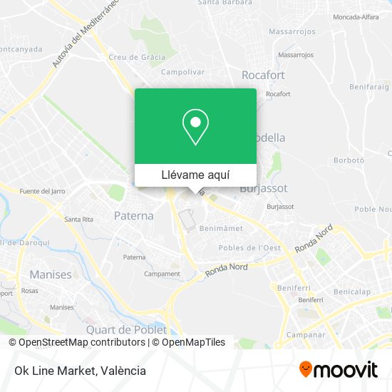 Mapa Ok Line Market