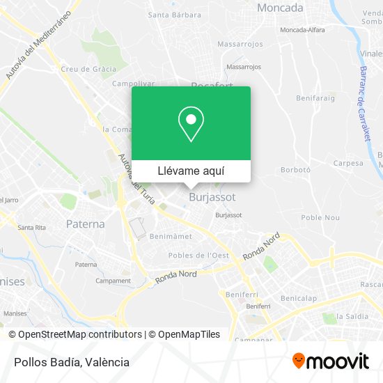 Mapa Pollos Badía
