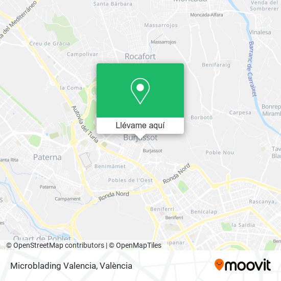 Mapa Microblading Valencia