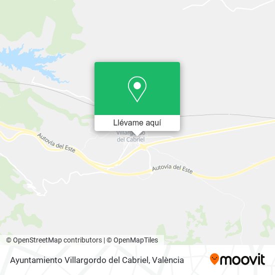 Mapa Ayuntamiento Villargordo del Cabriel