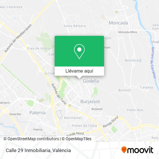 Mapa Calle 29 Inmobiliaria