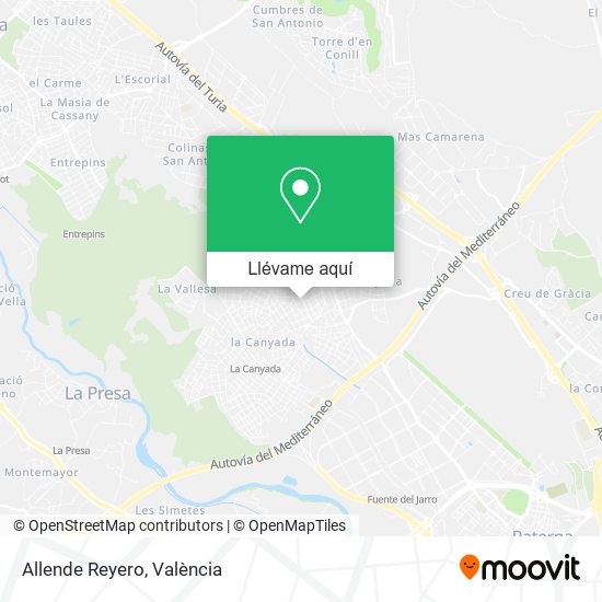 Mapa Allende Reyero