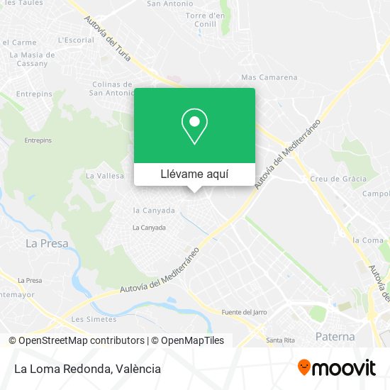 Mapa La Loma Redonda