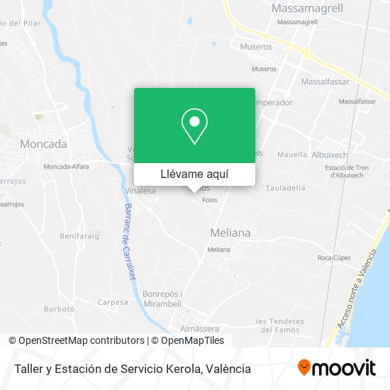 Mapa Taller y Estación de Servicio Kerola