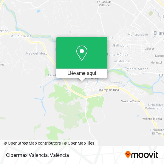 Mapa Cibermax Valencia