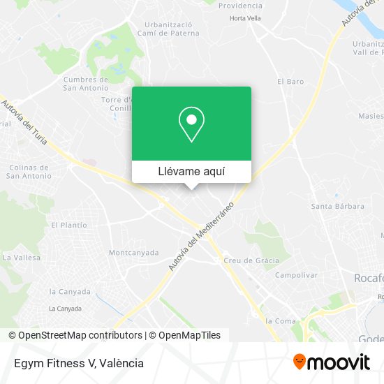 Mapa Egym Fitness V