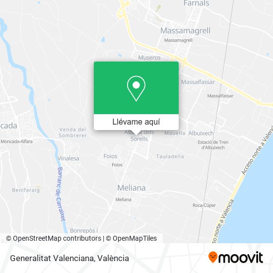 Mapa Generalitat Valenciana