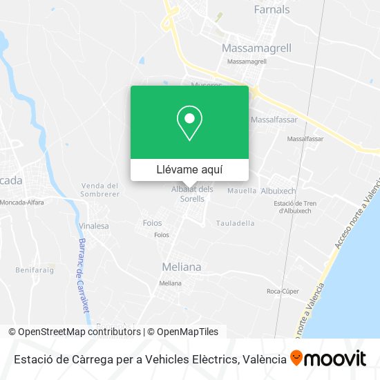 Mapa Estació de Càrrega per a Vehicles Elèctrics