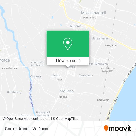 Mapa Garmi Urbana