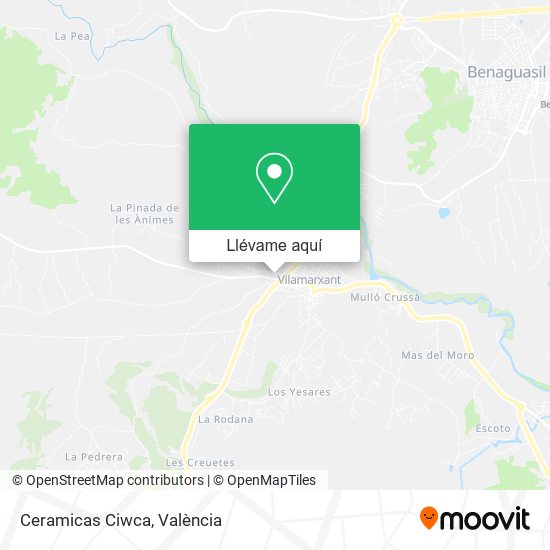 Mapa Ceramicas Ciwca