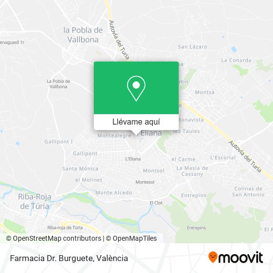 Mapa Farmacia Dr. Burguete