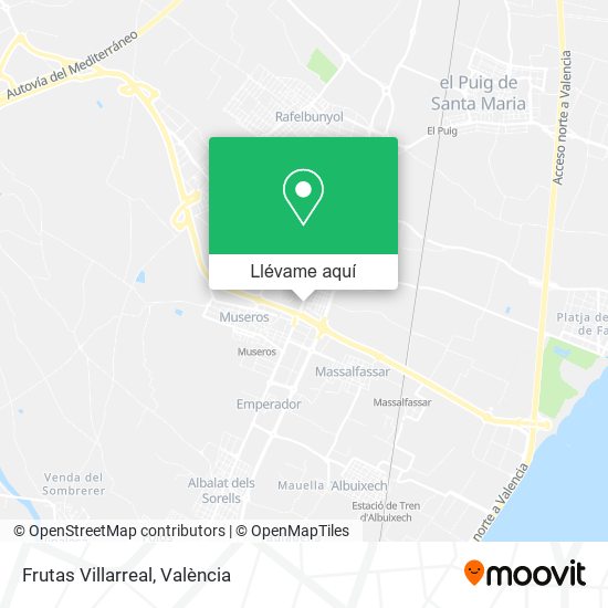 Mapa Frutas Villarreal