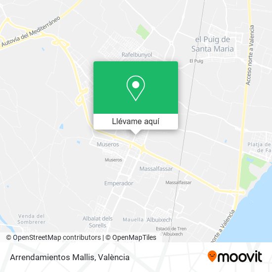 Mapa Arrendamientos Mallis