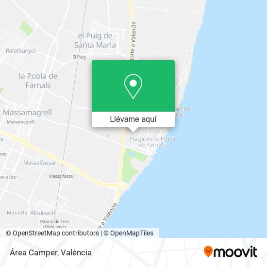 Mapa Área Camper