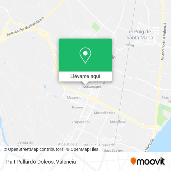 Mapa Pa I Pallardó Dolcos