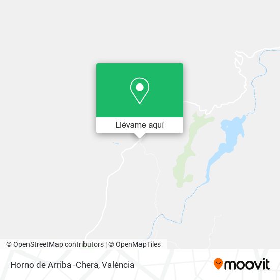 Mapa Horno de Arriba -Chera