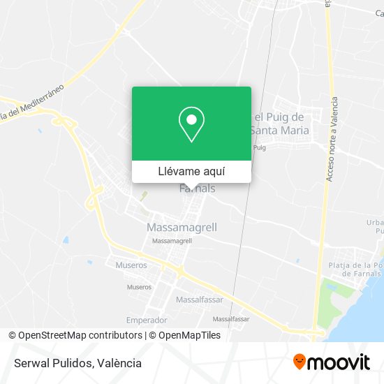 Mapa Serwal Pulidos