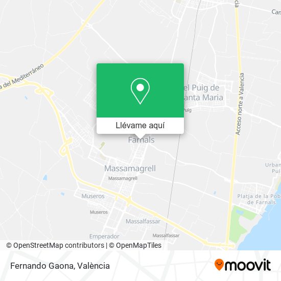 Mapa Fernando Gaona