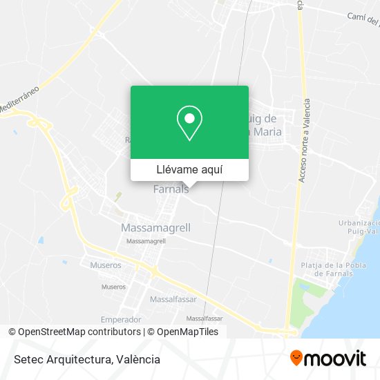 Mapa Setec Arquitectura