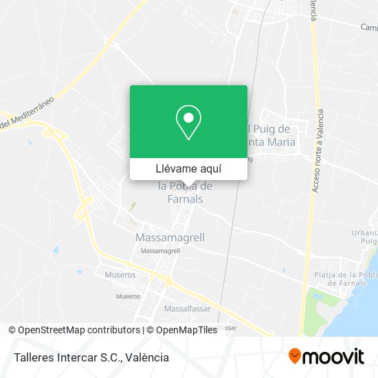 Mapa Talleres Intercar S.C.