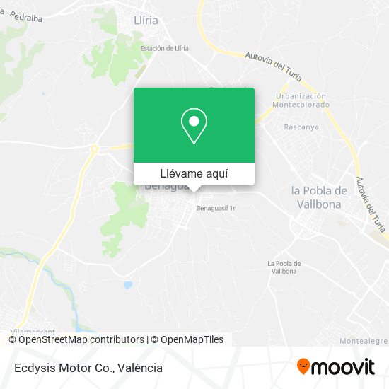 Mapa Ecdysis Motor Co.