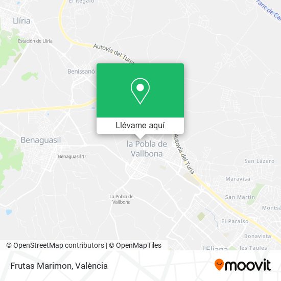 Mapa Frutas Marimon