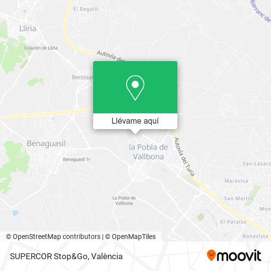 Mapa SUPERCOR Stop&Go