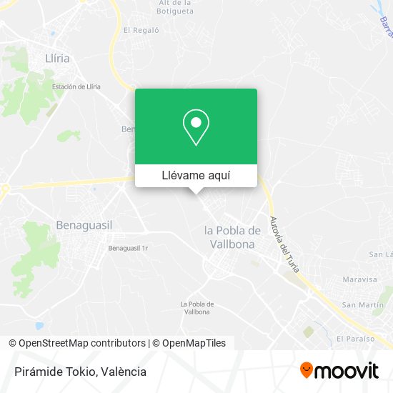 Mapa Pirámide Tokio