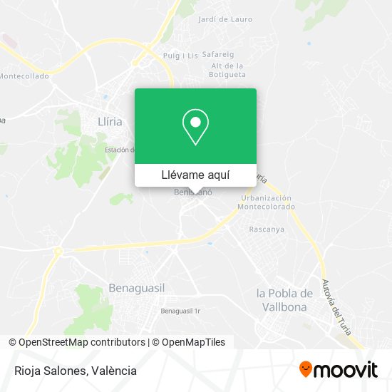 Mapa Rioja Salones