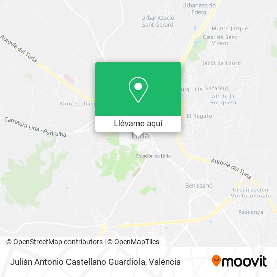 Mapa Julián Antonio Castellano Guardiola