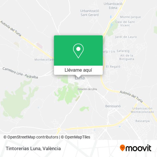Mapa Tintorerias Luna