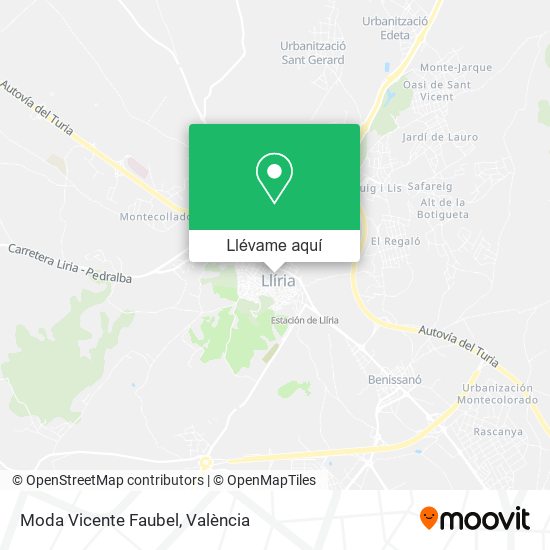 Mapa Moda Vicente Faubel