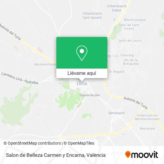 Mapa Salon de Belleza Carmen y Encarna