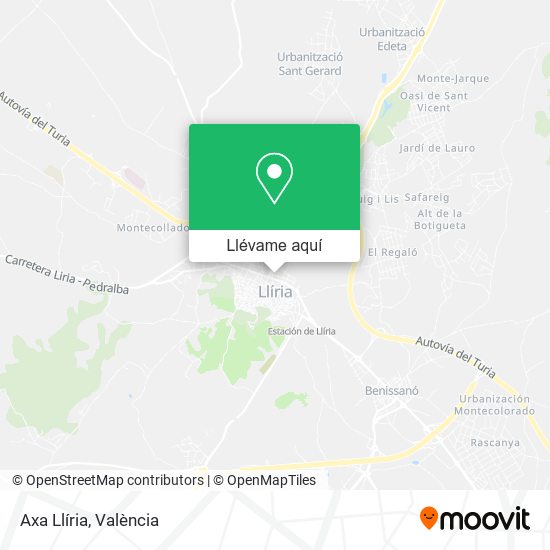 Mapa Axa Llíria