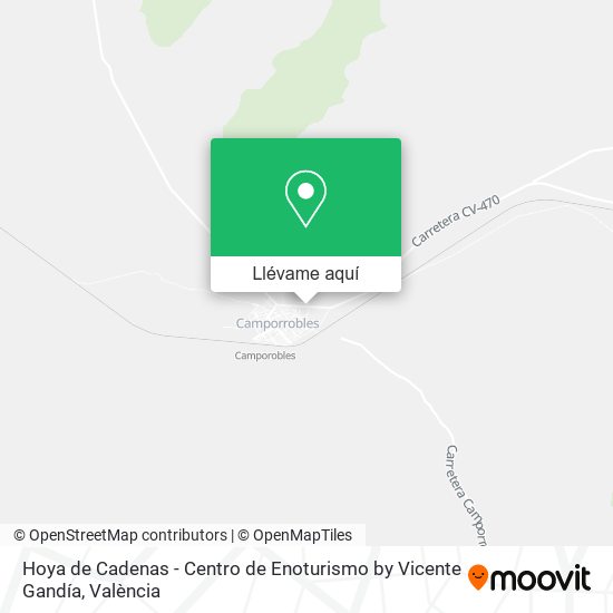 Mapa Hoya de Cadenas - Centro de Enoturismo by Vicente Gandía