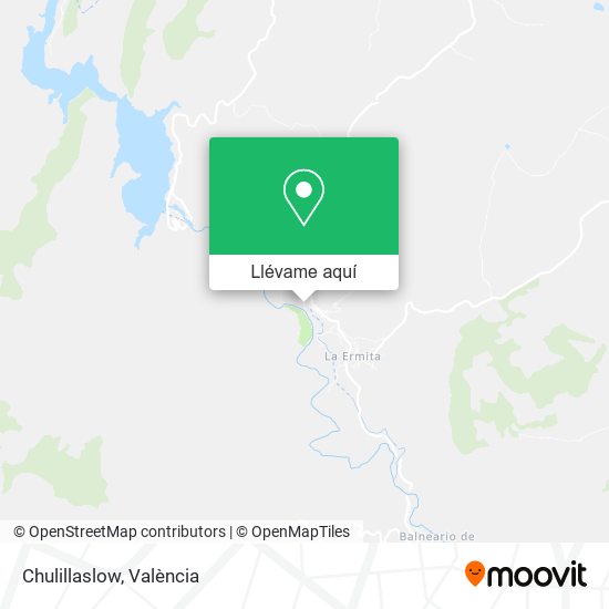 Mapa Chulillaslow