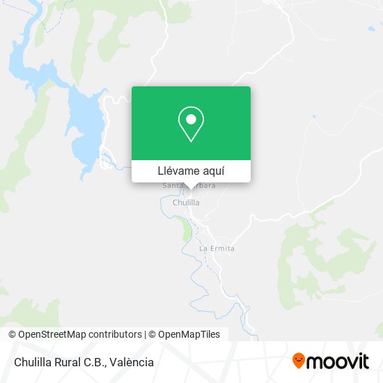 Mapa Chulilla Rural C.B.