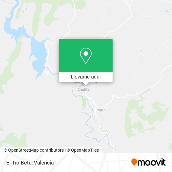 Mapa El Tío Beta