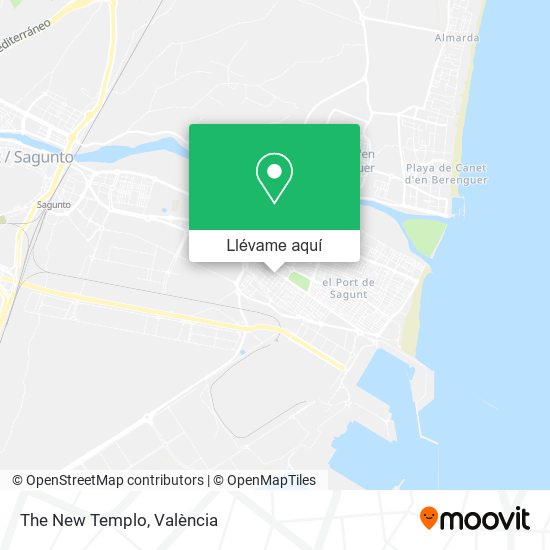 Mapa The New Templo