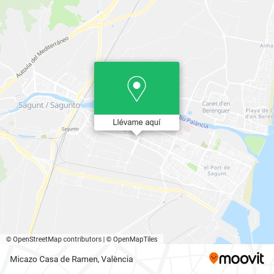 Mapa Micazo Casa de Ramen